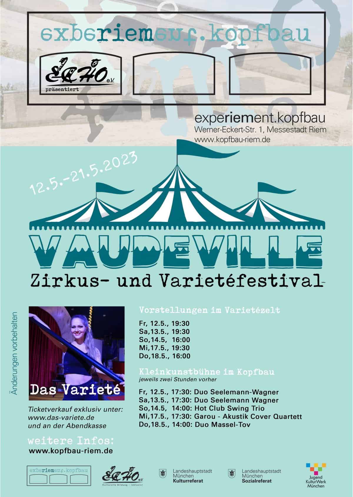 Plakat_Vaudeville - Varieté und Kleinkunst