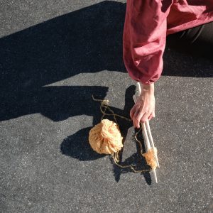 Wolle und Strícknadeln